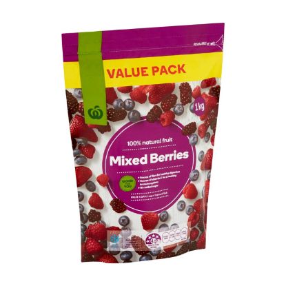 Picture of Woolworths Frozen Mixed Berries 1kg