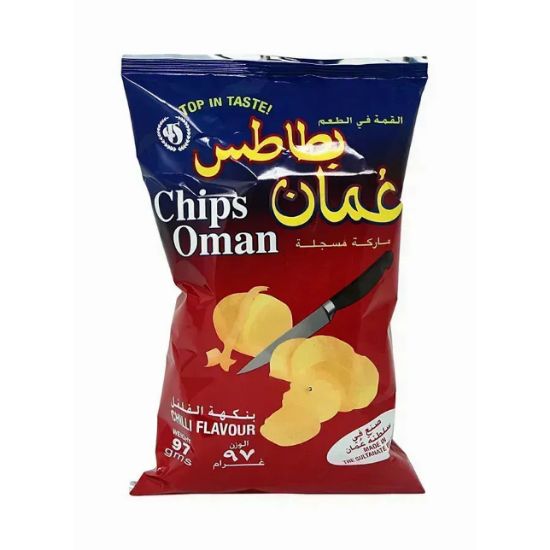 Picture of Oman Chips Chilli Flavour 97gm