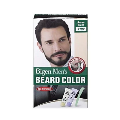 Picture of Bigen Men's Beard Color B102 Brown Black