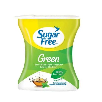 Picture of Sugar Free 100 Pellets Green Zero Calories Sugar Substitue 10gm