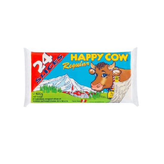 Picture of Happy Cow 24 Slice Cheese Regular, 400gm