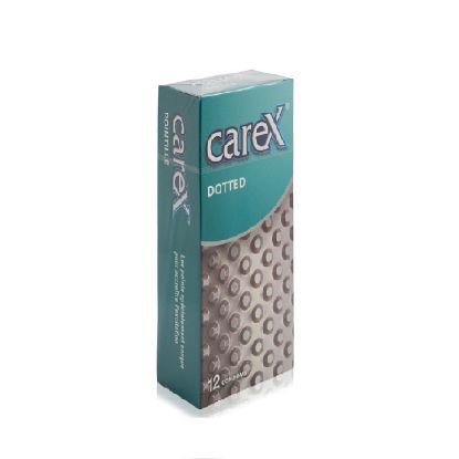 Picture of Carex Condom 2 In 1 (Dotted) 12'S