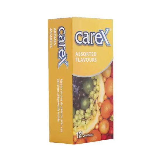 Picture of Carex Condom Assorted Flavour 12's