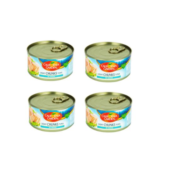 Picture of California Garden Light Chunk Tuna In Water 4x185gm
