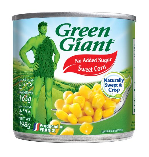 Picture of Green Giant Sweet Corn No Added Sugar 198gm