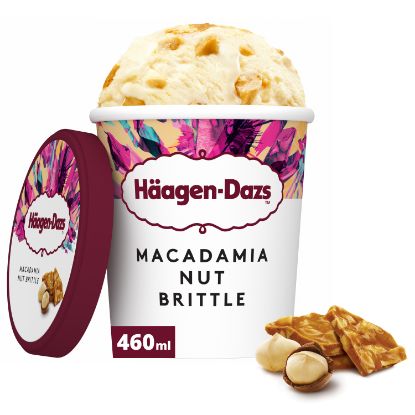 Picture of Haagen Dazs Macadamia Nut Brittle Ice Cream 460ml