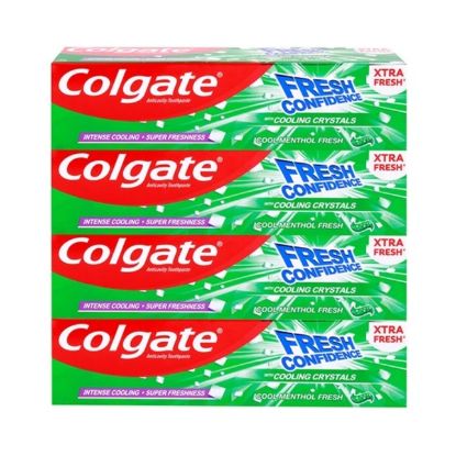 Picture of Colgate Toothpaste Fresh Confidence Green 4x75ml