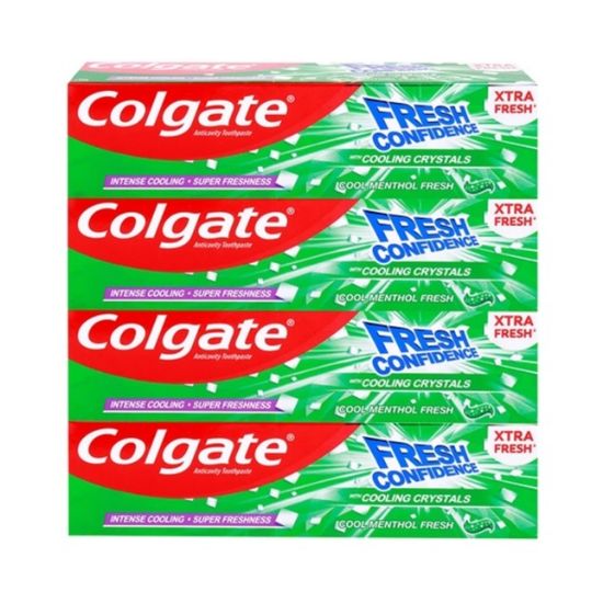 Picture of Colgate Toothpaste Fresh Confidence Green 4x75ml