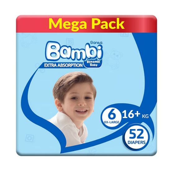 Picture of Bambi Diapers Mega XXL 52's