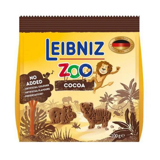 Picture of Bahlsen Leibniz Zoo Cocoa Biscuits 100gm