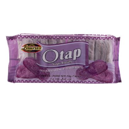 Picture of Laura's Otap Sugar Biscuits Ube Flavor 210gm