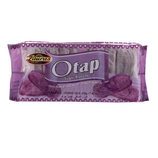 Picture of Laura's Otap Sugar Biscuits Ube Flavor 210gm