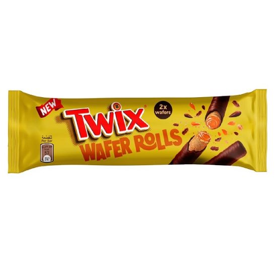 Picture of Twix Caramel Wafer Rolls 24x22.5gm