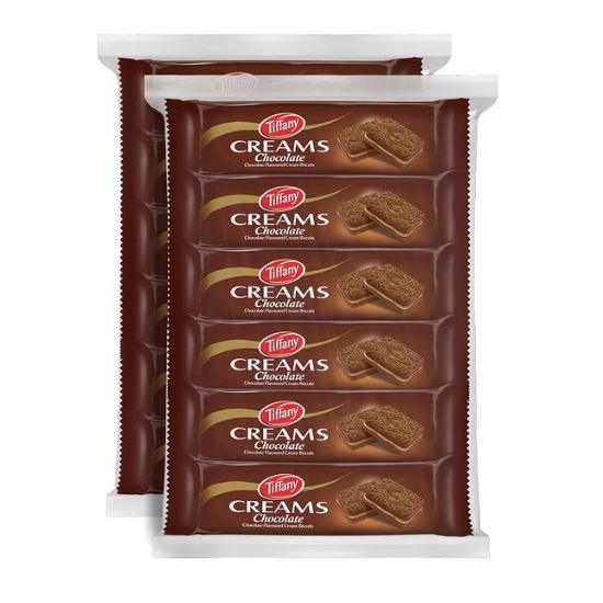 Picture of Tiffany Creams Chocolate Flavoured Cream Biscuit 84gm