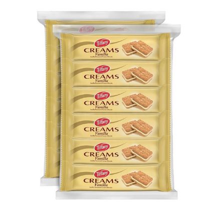 Picture of Tiffany Creams Vanilla Flavoured Cream Biscuit 84gm