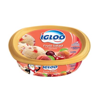Picture of Igloo Fruit Salad Ice Cream, 1ltr
