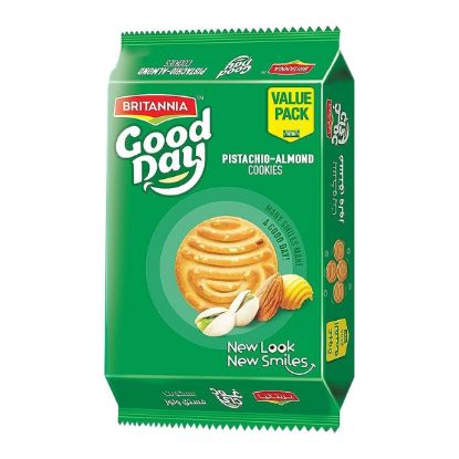 Picture of Britannia Pistachio-Almond Cookies Value Pack 8x72gm