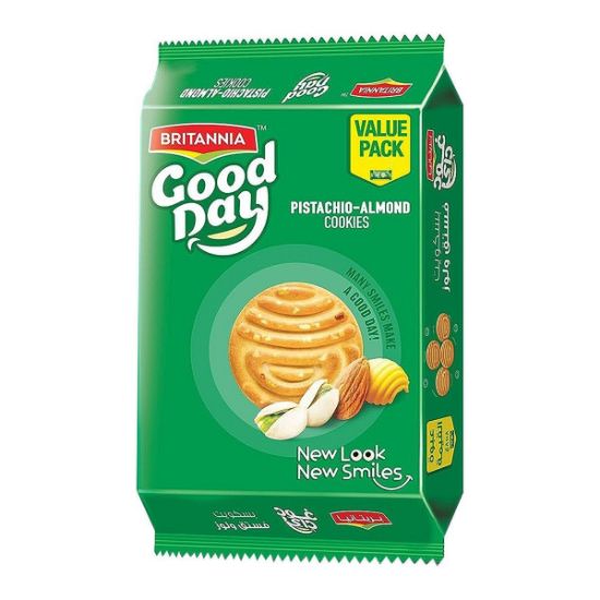 Picture of Britannia Pistachio-Almond Cookies Value Pack 8x72gm