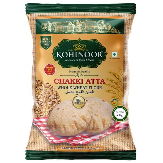 Picture of Kohinoor Sharbati Atta Whole Wheat 5kg