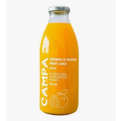 Picture of Campa Orange Passion Fruit Juice 100% 750ml