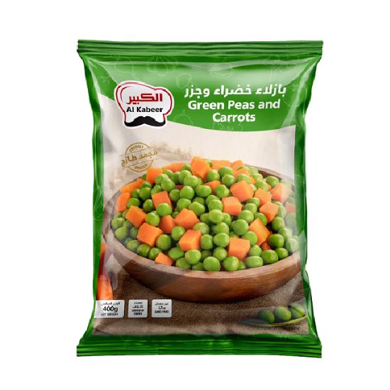 Picture of Al Kabeer Green Peas & Carrots 400gm