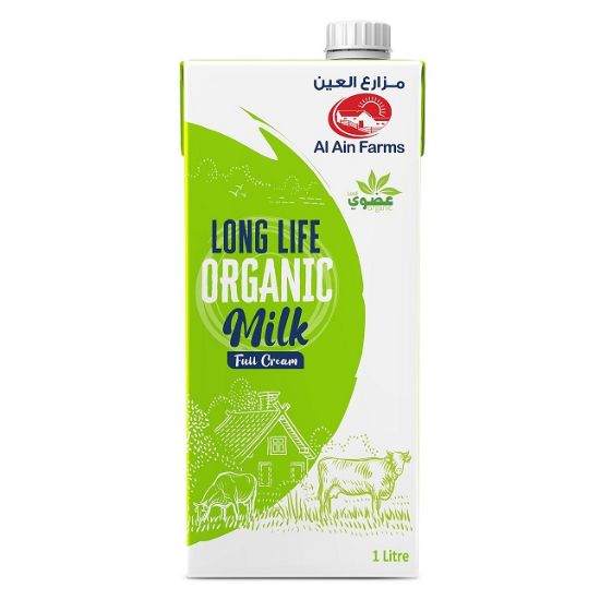 Picture of Al Ain UHT Organic Full Cream Milk 1ltr