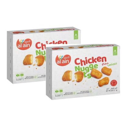 Picture of Al Ain Regular Chicken Nuggets 2x400gm
