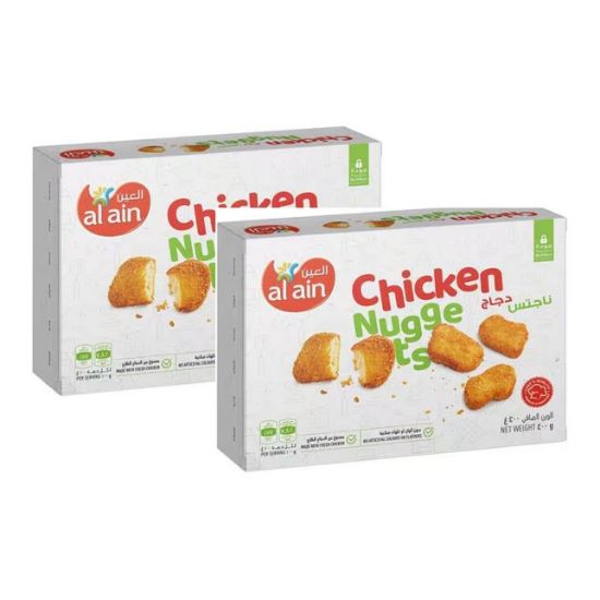 Picture of Al Ain Regular Chicken Nuggets 2x400gm