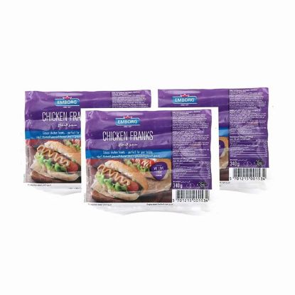 Picture of Emborg Frozen Chicken Franks 3x340gm