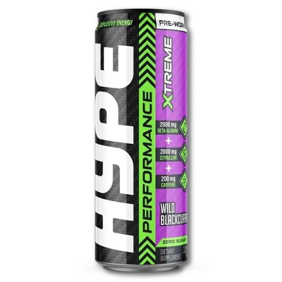 Picture of Hype Xtreme Wild Blackcurrant Zero Sugar 330ml