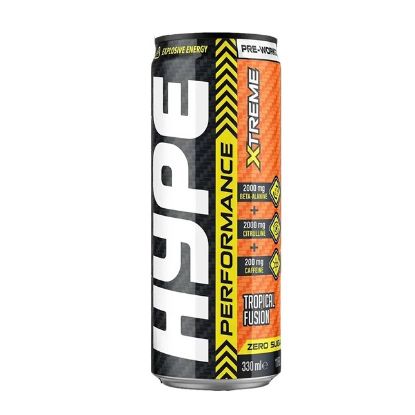 Picture of Hype Xtreme Tropical Fusion Zero Sugar 330ml