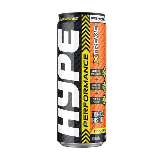 Picture of Hype Xtreme Tropical Fusion Zero Sugar 330ml