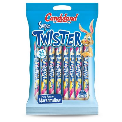 Picture of Candyland Super Twister Marshmallow 24x16gm