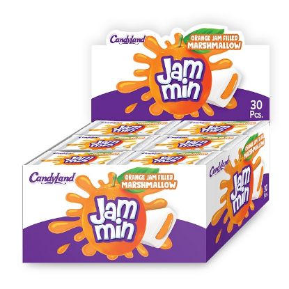 Picture of Candyland Jammin Orange Jam Marshmallow 30x8gm