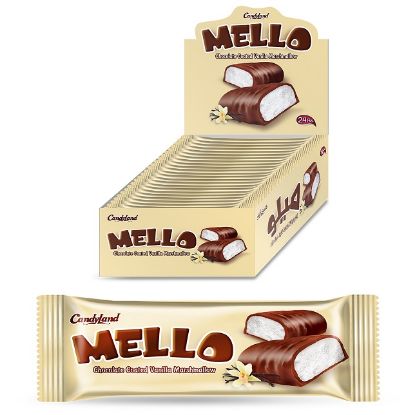 Picture of Candyland Mello Chocolate Vanilla Marshmallow 24x18gm