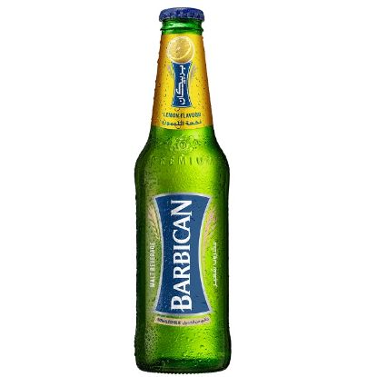 Picture of Barbican Lemon Non Alcoholic Malt 330ml in Glass Bottle 