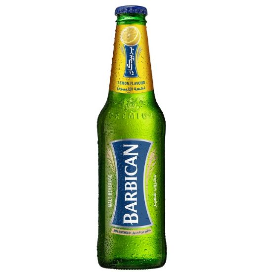 Picture of Barbican Lemon Non Alcoholic Malt 330ml in Glass Bottle 