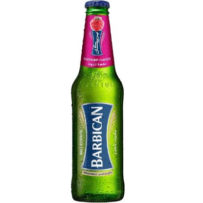 Picture of Barbican Raspberry Non Alcoholic Malt 330ml in Glass Bottle 