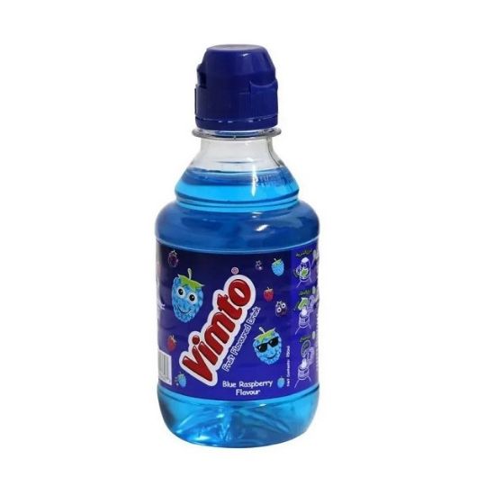 Picture of Vimto Blue Raspberry Drink 250ml with Immuinty Support 