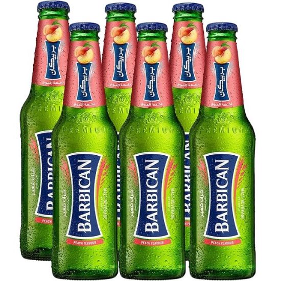 Picture of Barbican Peach Non Alcoholic Malt 6x330ml