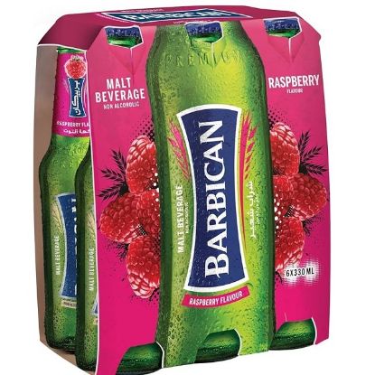 Picture of Barbican Raspberry Non Alcoholic Malt 6x330ml