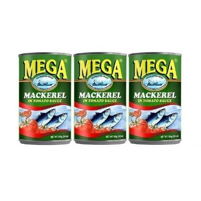 Picture of Mega Mackerel in Tomato Sauce 3x155gm