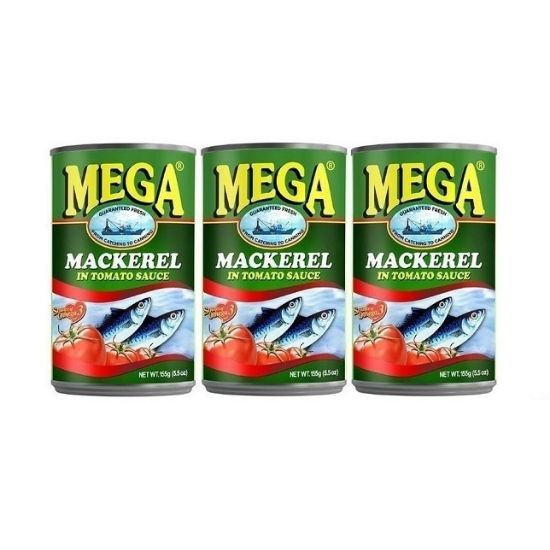 Picture of Mega Mackerel in Tomato Sauce 3x155gm