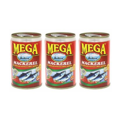 Picture of Mega Mackerel in Tomato and Chili  3x155gm