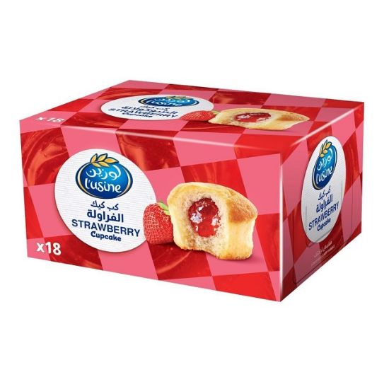 Picture of L'Usine Cup Cake Strawberry 18x30gm