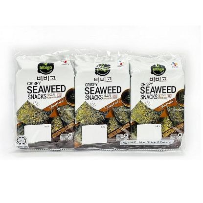 Picture of CJ BIBIGO Crispy Seaweed Snacks Wasabi Flavour 6x5gm