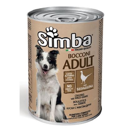Picture of Simba Dog Food Chunks Wild Games 415gm