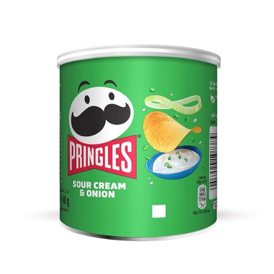 Picture of Pringles Sour Cream & Onion Chips 40gm