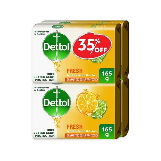 Picture of Dettol Soap Bar Fresh Antibacterial 6x165gm
