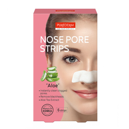 Picture of Purederm Nose Pore Strips Aloe Vera  6's